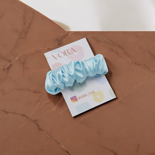 Sky Blue Scrunchie Bracelet