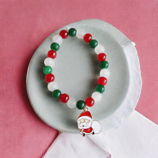 Santa Claus Cham Cham Crystal Beads Bracelet