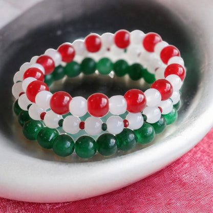 Santa Claus Crystal Beads Bracelet 3