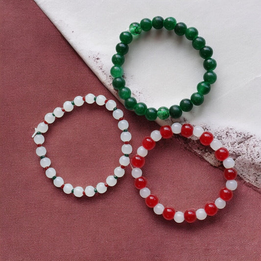 Santa Claus Crystal Beads Bracelet 3