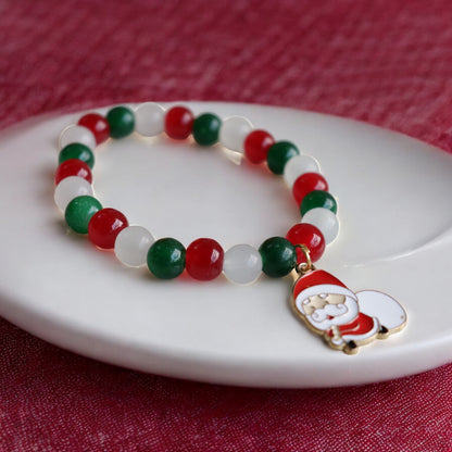 Santa Claus Cham Cham Crystal Beads Bracelet