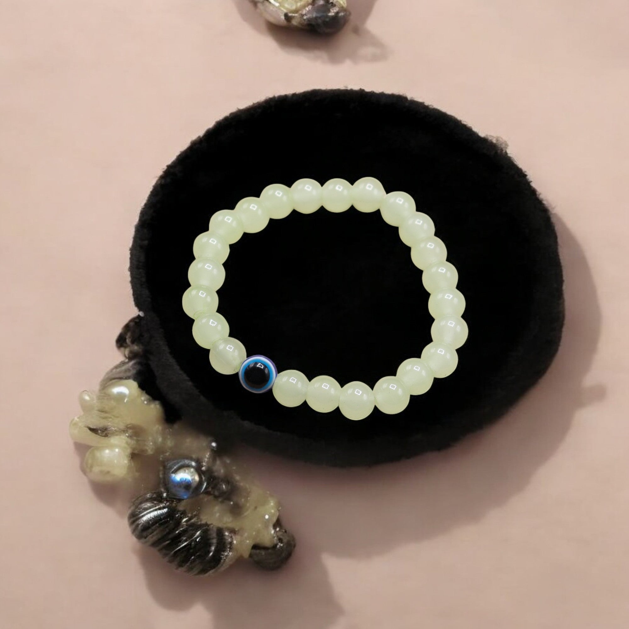 Pastel Glow Evil Eye Bracelets