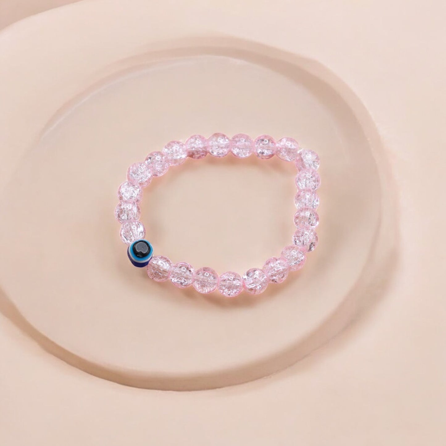Crystal Glass Evil Eye Bracelets