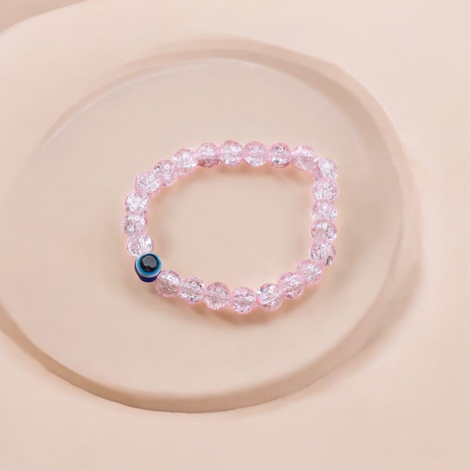 Crystal Glass Evil Eye Bracelets