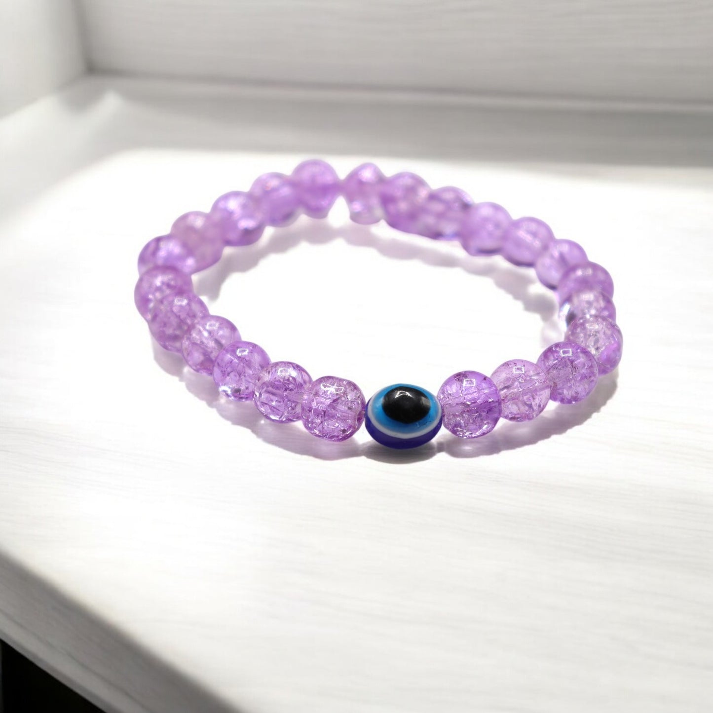Crystal Glass Evil Eye Bracelets