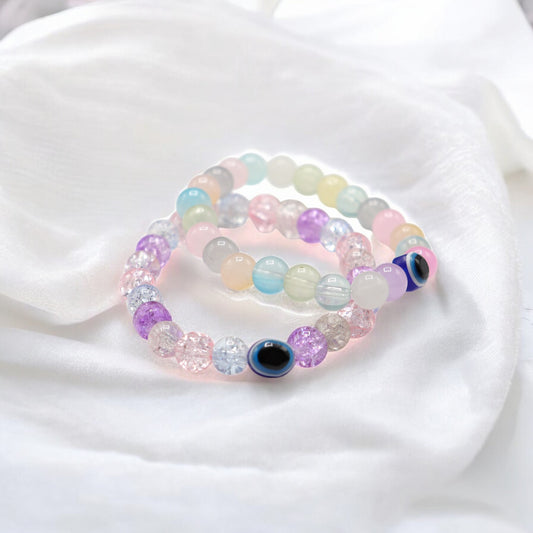 Vibrant Multicolor Evil Eye Bracelets
