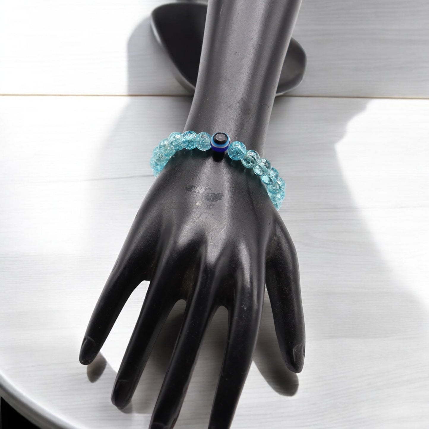 Crystal Glass Evil Eye Bracelets