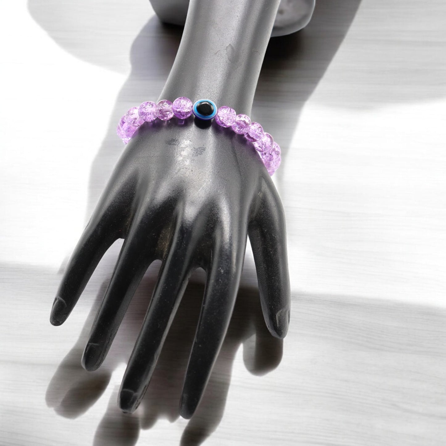 Crystal Glass Evil Eye Bracelets