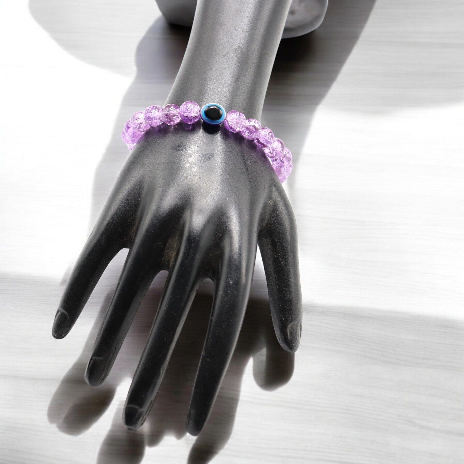Crystal Glass Evil Eye Bracelets