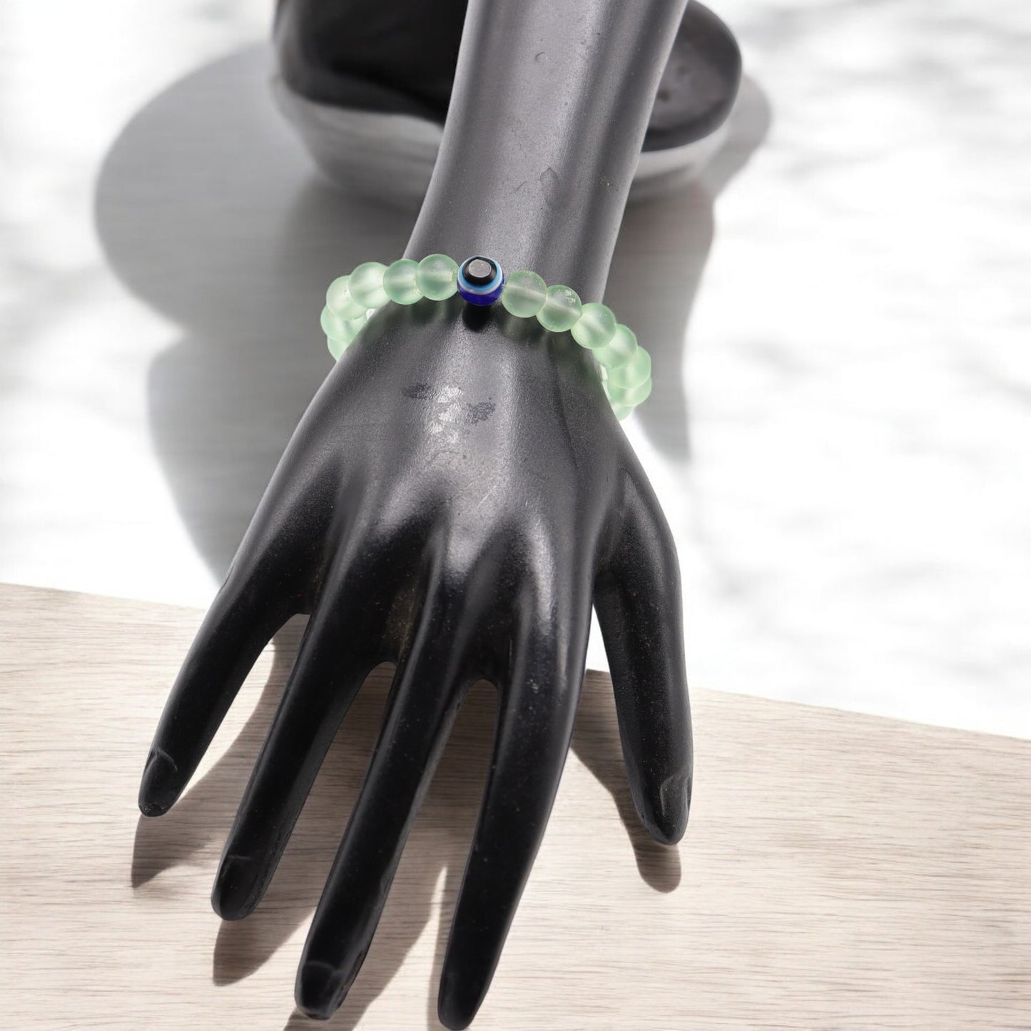 Matte Finish Evil Eye Bracelets