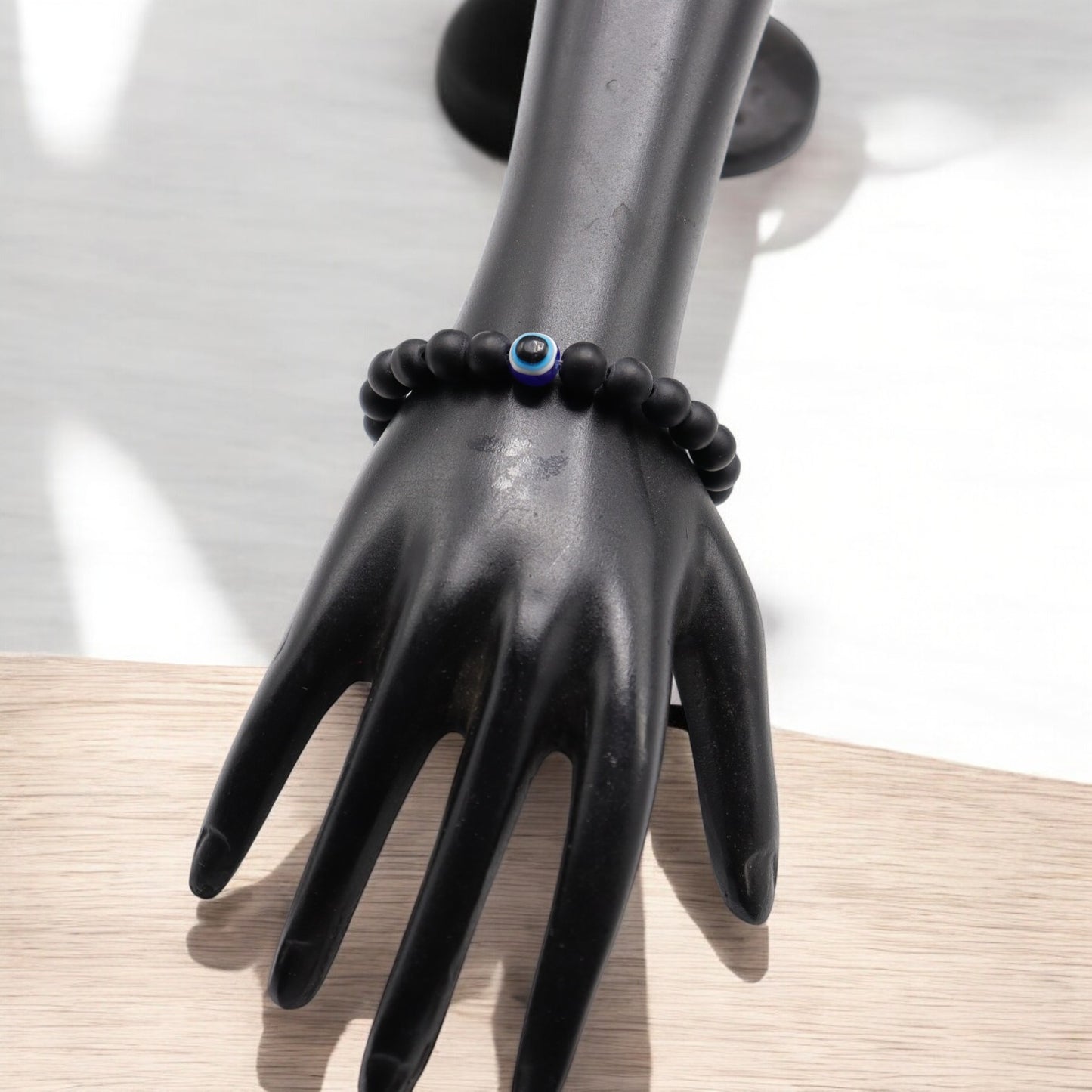 Matte Finish Evil Eye Bracelets