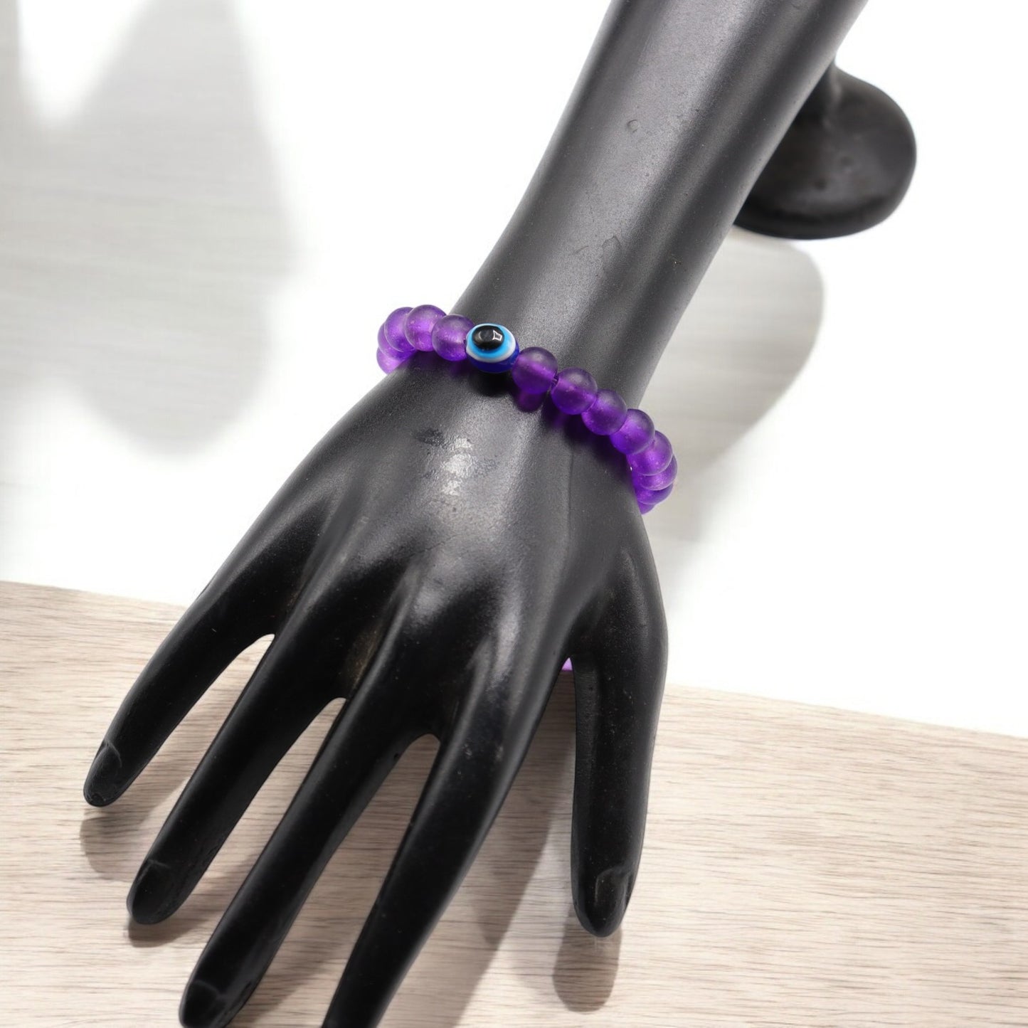 Matte Finish Evil Eye Bracelets