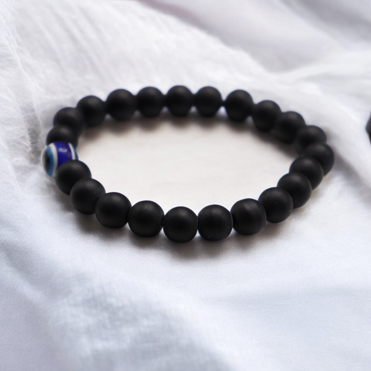 Matte Finish Evil Eye Bracelets
