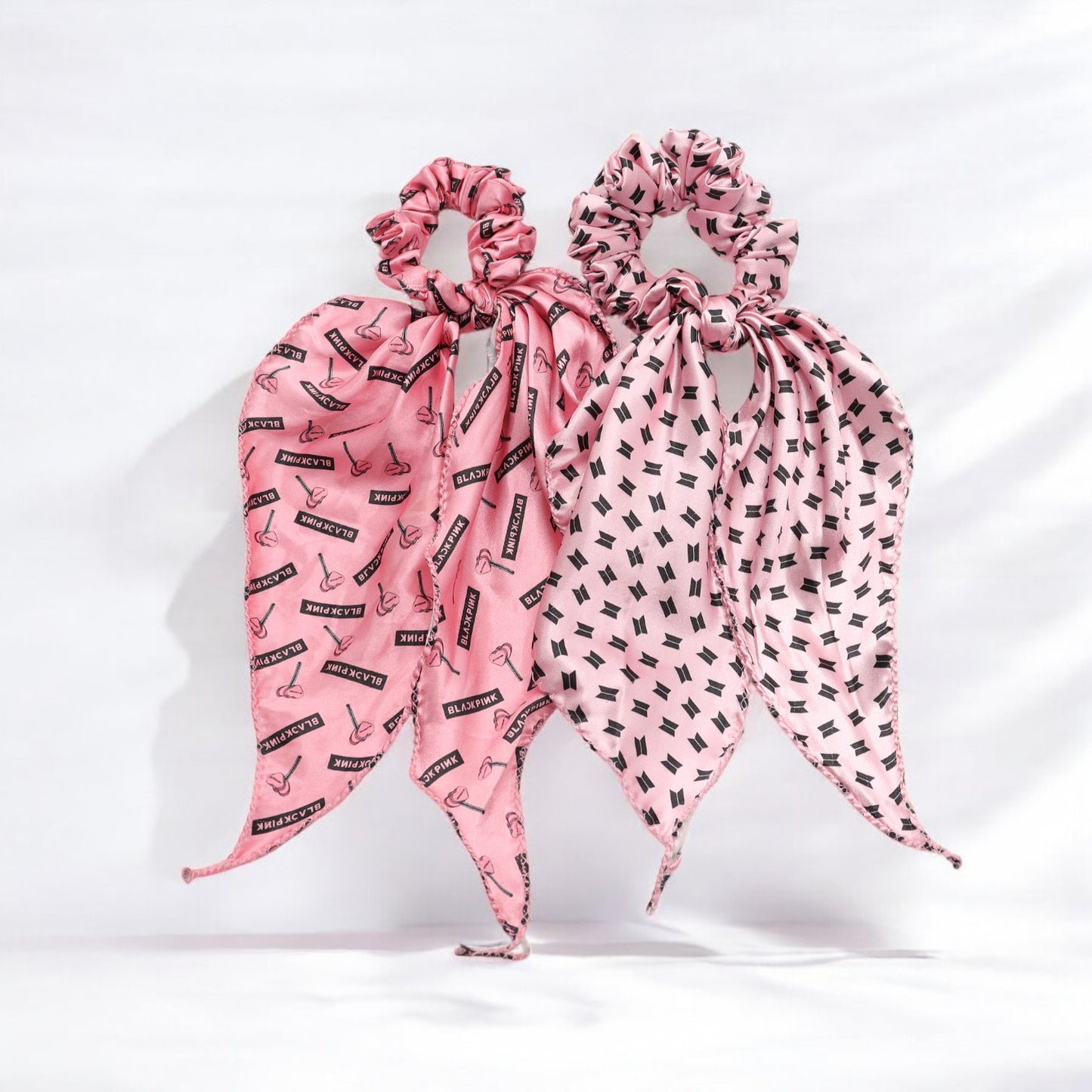 Black Pink And BTS Combo Scarf Scrunchie