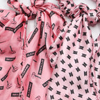 Black Pink And BTS Combo Scarf Scrunchie