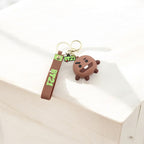 BTS Silicon Rubber L size with wristlet Keychain