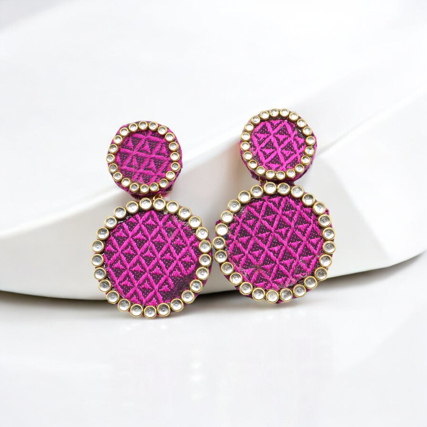 Traditional Hand Made Round Earring