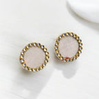 cotton Top Round Earring