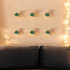 Handmade Leaf Wall Decoration - Multi-Functional Khan Fabric Decor