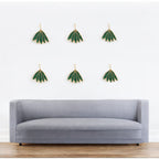 Handmade Leaf Wall Decoration - Multi-Functional Khan Fabric Decor