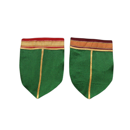 fabric banana Leaf for naivedya ,kelvan, Dining Mat, and also gift purpose