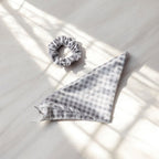 Checks Printed scarf  Scrunchies