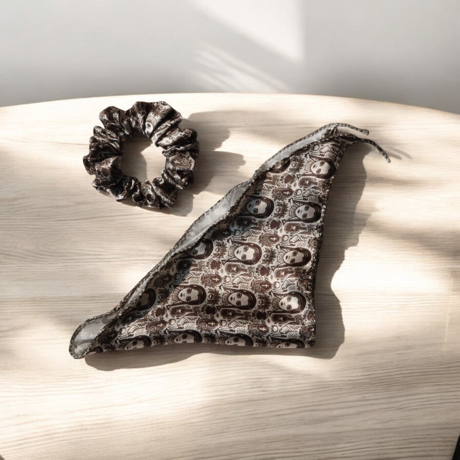 Web Series-Print Scarf Scrunchie