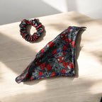 Avengers-Print Scarf Scrunchie