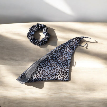 Cheetah-Print Scarf Scrunchie