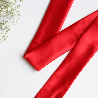 Red Ribbon Scrunchie