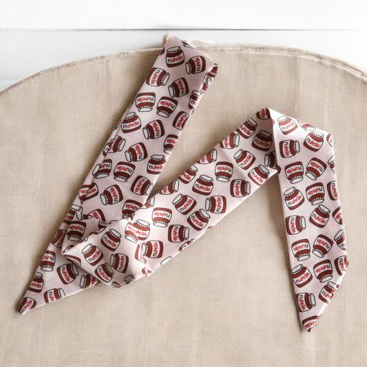 Nutrela  printed Ribbon Scrunchie