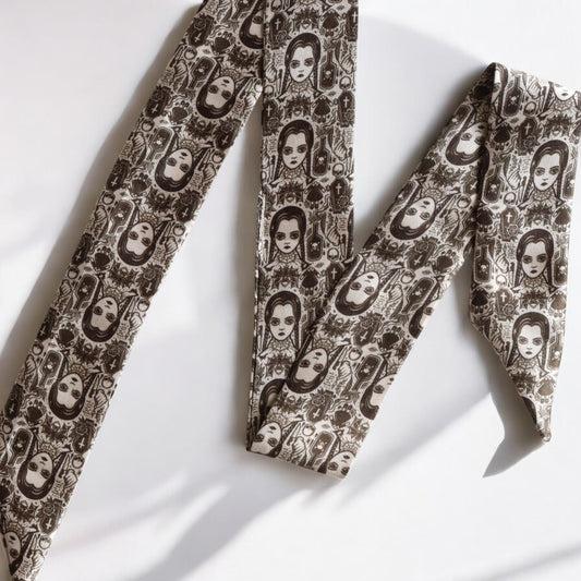 wednesday addams Ribbon Scrunchie