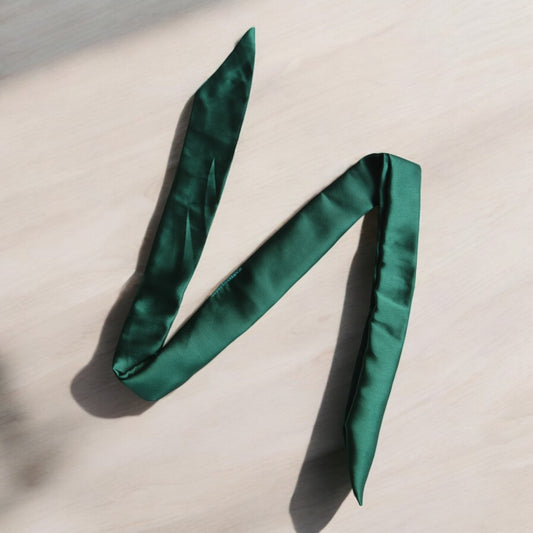 Green Ribbon Scrunchie