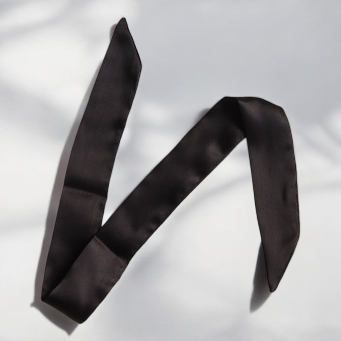 Black Ribbon Scrunchie