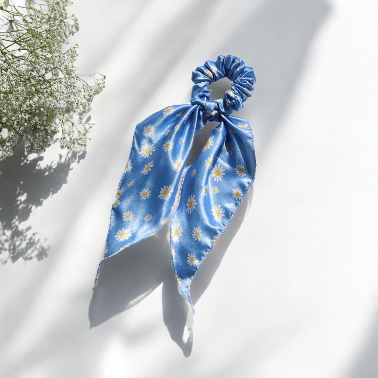Daisy Scarf Scrunchie