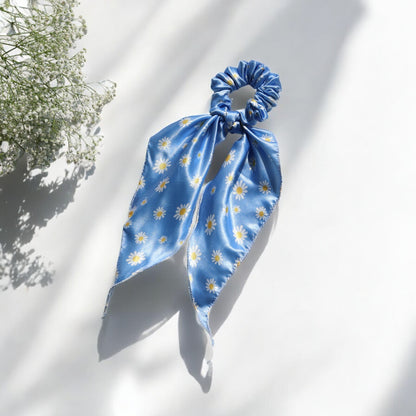 Daisy Scarf Scrunchie
