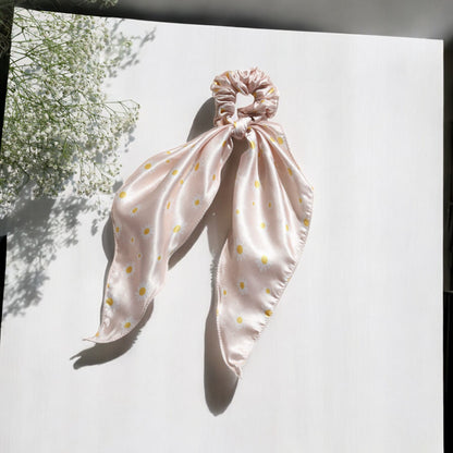 Daisy Scarf Scrunchie