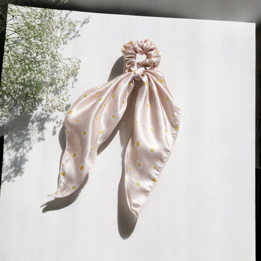 Daisy Scarf Scrunchie