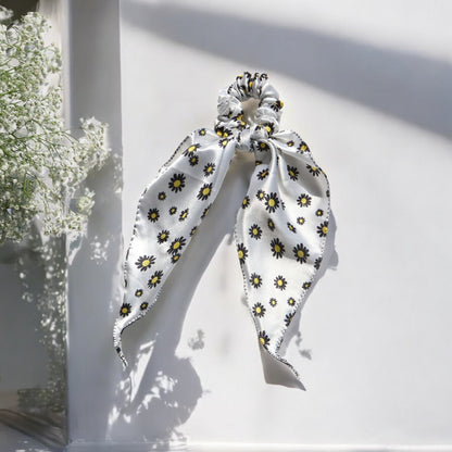 Daisy Scarf Scrunchie