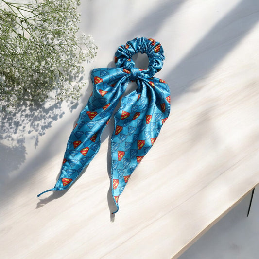 Avengers-Print Scarf Scrunchie