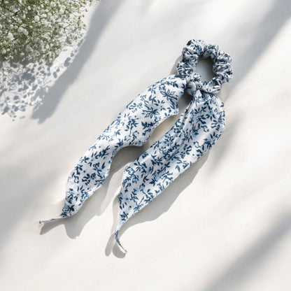 Satin Scarf Scrunchie – Mini Floral Prints
