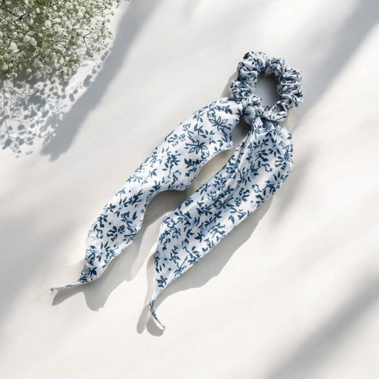 Satin Scarf Scrunchie – Mini Floral Prints