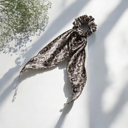 Web Series-Print Scarf Scrunchie