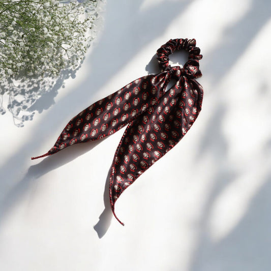 Web Series-Print Scarf Scrunchie