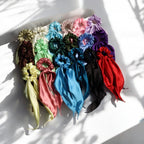 Silk Satin Scarf Scrunchie