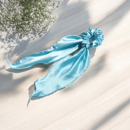 Silk Satin Scarf Scrunchie