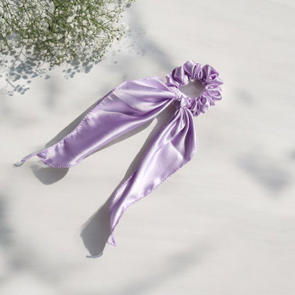 Silk Satin Scarf Scrunchie