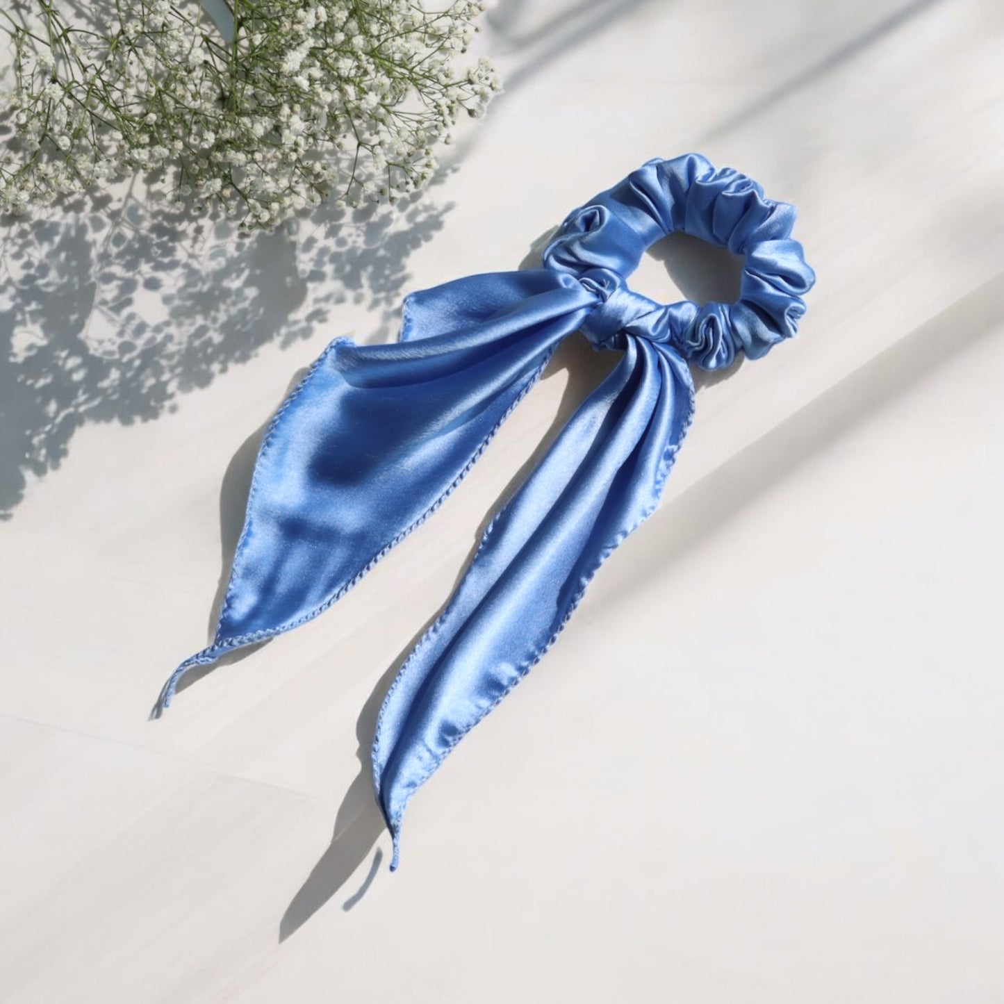 Silk Satin Scarf Scrunchie
