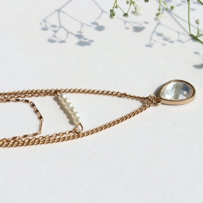 Golden Glow Three-Layer Necklace