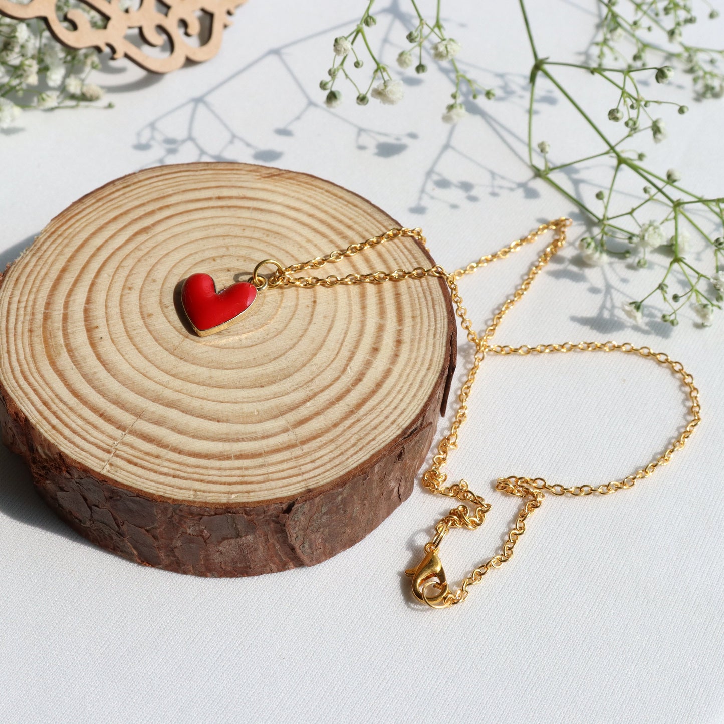 Heart Pendant Chain